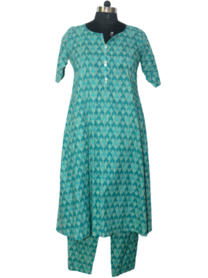 Green Printed Set – 2408